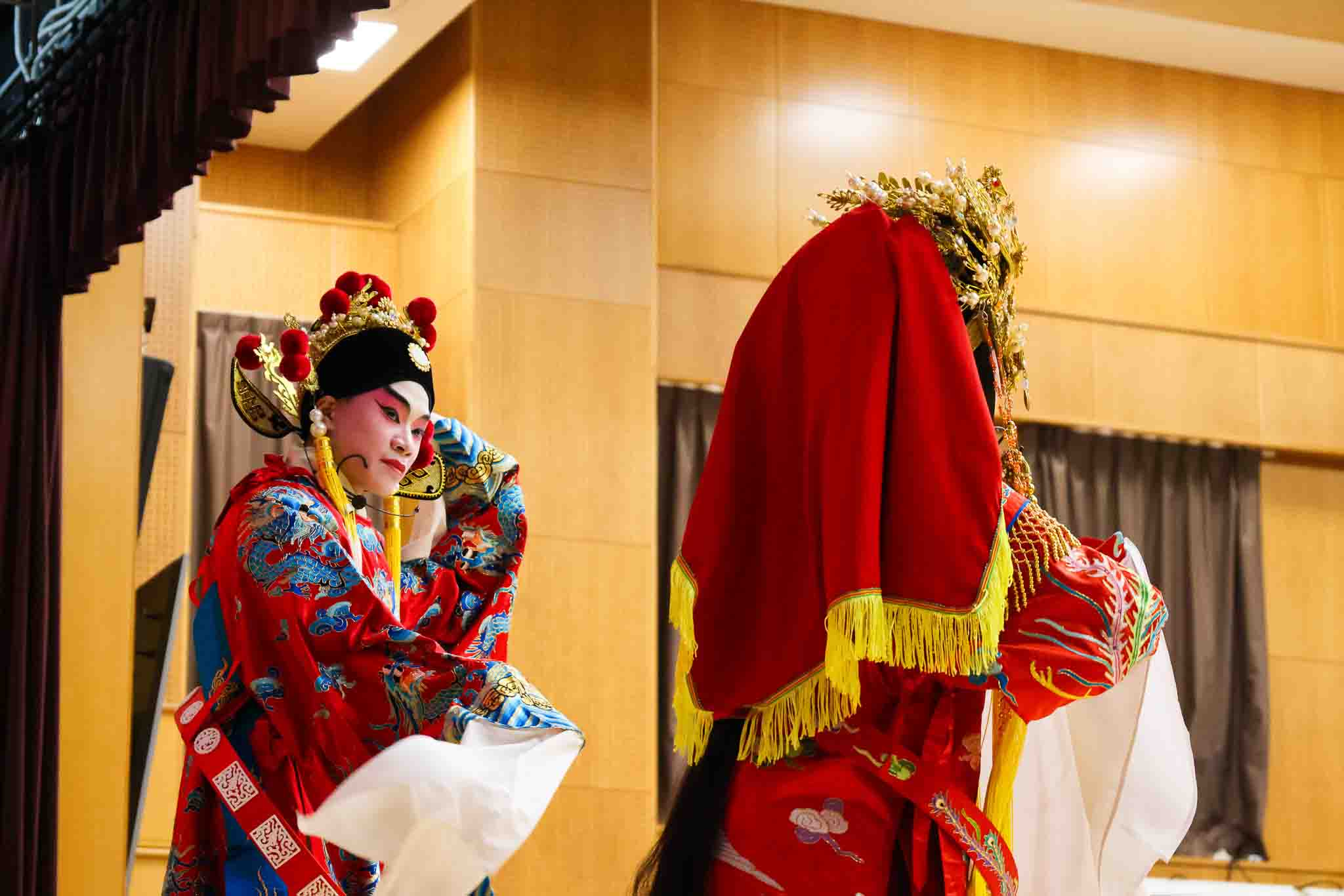 粵劇到校表演專題導賞活動現場